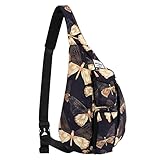 HAWEE Reise Brusttasche Sling Umhangetasche Rucksack Crossbody Schultertasche Daypack Casual für Männer Frauen Teenager Arbeit Reise Studie Outdoor Klettern Wandern Laufen