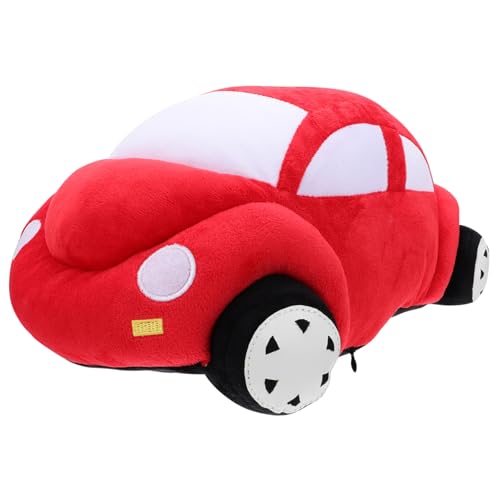 EXQUIMEUBLE カートゥーンぬいぐるみ車型抱き枕 用柔らかい投げ枕 になぬいぐるみカーおもちゃ
