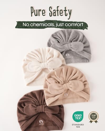 FURTALK Baby Hats Newborn Turban Soft Infant Beanie Girls Caps2