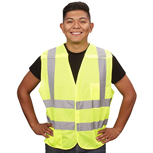 Cordova Unisex X-Large Safety Vests, Lime, 1-Pack Us #TOP5