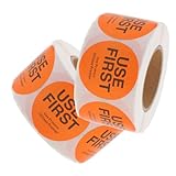 Étiquette pour restaurant - aide à organiser la production, le contrôle qualité, l'entreposage, le transport ou la réception et le stockage des stocks, autocollant circulaire