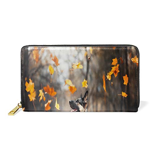 Portefeuille long en cuir véritable résistant pour sécuriser toutes vos cartes