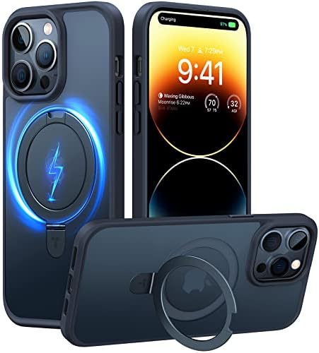 TORRAS Magnetic for iPhone 14 Pro Max Case with stand, Magsafe Compatible