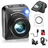【2026 Upgraded】 4K Time Lapse Camera Outdoor Construction Plant Weather Life, Manual Focus, IP...