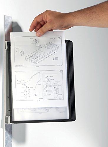 Durable Magnetic Wall Reference System, 5 Double-Sided Panels, Letter-Size, Assorted Colors, Vario Design (576200) #TOP4