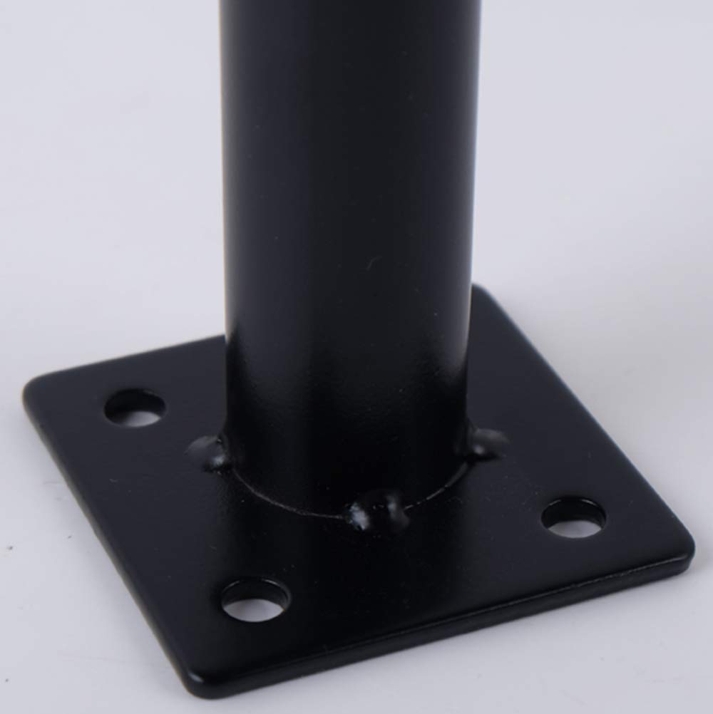 Nogi meblowe, regulowane, plastikowe, do samodzielnego montażu, 10 cm, podpórka pod sofę, wymienny stolik kawowy, telewizor, łazienka (4 sztuki), czarne, 110 mm