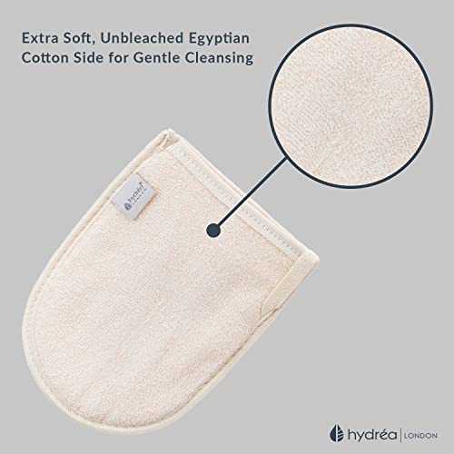 Luva de banho Hydrea London natural orgânica egípcia esfoliante Loofah LMT1
