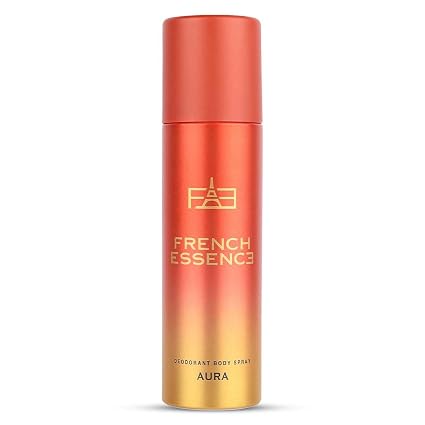 French Essence Aura | Deodorant For Women | Body Spray | Fresh Fragrance | Long Lasting Scent 150ml Each - Pack of 1
