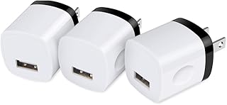 iPhone充電器 USB充電器【3個セット】Ailkin usbコンセント ACアダプター スマホ充電器 USB電源アダプター Android充電器 アンドロイド充電器 usb c 充電器 1ポート 1A【iPhone & iPad & An...