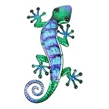 EPIGEIST 壁掛けヤモリアイアン装飾品 屋内外対応ガーデンペンダント 壁飾りシーンペンダント 屋外玄関リビング用属工芸品