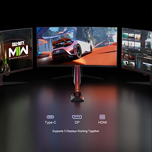 [Mini Gaming Pc] Mini Pc Intel I7-12700H, 14Cores 20Threads Max To 4.7Ghz, Nvidia Rtx3050Ti Graphics Mini Gaming Desktop Computer, 32G Ram 1Tb Pcie 4.0 3X4K Output Windows 11Pro Auto Power On #TOP5