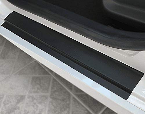 Soleira Vinil Blackout Para Volkswagen Polo 2018 19 4 Peças