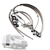 GrteRokky Right Side Sliding Door Lock Actuator Latch Cable Compatible for 2015-2020 Ford Transit-150, Transit-250, Transit-350, Transit-350 HD & Thomas Transit Liner CK4Z61264A00B/D