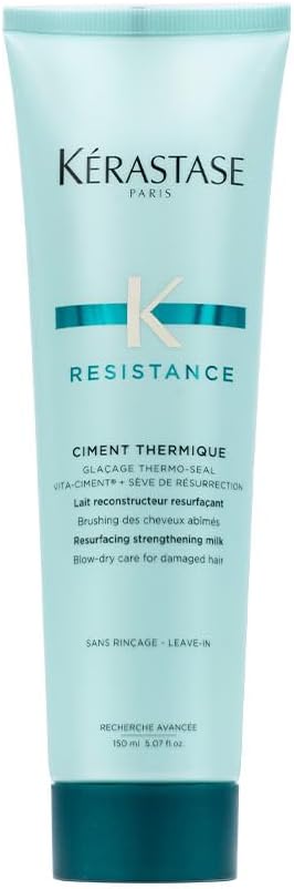 Kérastase Resistance Ciment Thermique Resurfacing Strengthening Milk Blow-Dry Care For Damaged Hair (150ml/5.1oz)