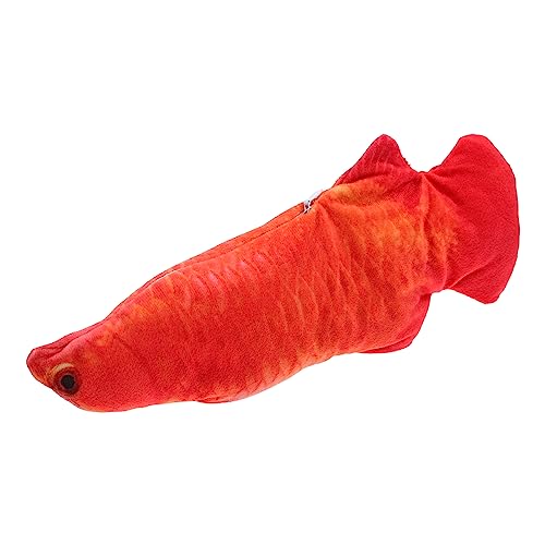 Toyvian 1pezzi Giocattolo Interattivo Elettrico Per Gatti Pesce Realistico Che Si Muove Stimola Istinto Naturale Sicuro e Resistente Gioco Per Gattini e Gatti Adulti