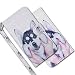 Produktbild MRSTER Nokia 5 Handytasche, Leder Schutzhülle Brieftasche Hülle Flip Case 3D Muster Cover mit Kartenfach Magnet Tasche Handyhüllen für Nokia 5 2017. RX 3D - Husky