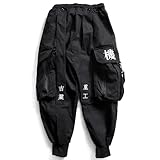 Niepce Inc Men's Techwear Cargo Pants, Black, Large - Image 2
