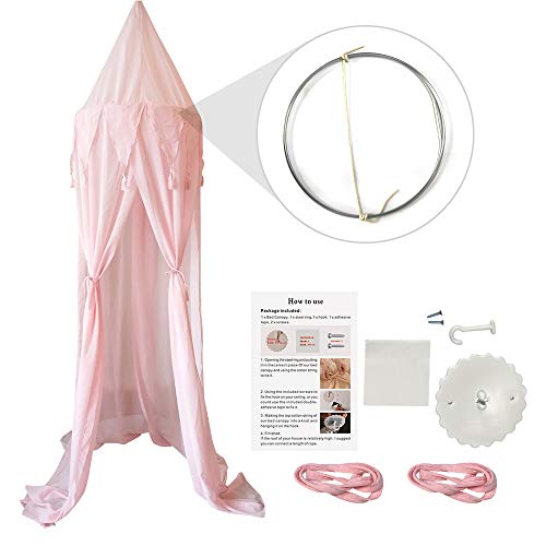 Tingpai Princesa Cama Dossel Pendu do Cúpula Tenda com Borlas Recantos de Leitu Deco ção de Casa Ade