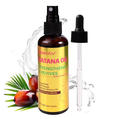 immetee Pure Batana Oil – Scalp Treatment Oil to Strengthens & Repairs Damaged Hair, Nourishes Dry Strands, Promotes Thickness for All Hair Types – 100ml/3.38fl oz