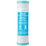 10'x2.5' Polypropylene and Carbon Block Compound Filter,5 Micron Water Filter Cartridge Replacement for Under Sink Water or RV Filter System,Highly Effective Reduces Sediment,Chlorine,Bad Taste&Odor