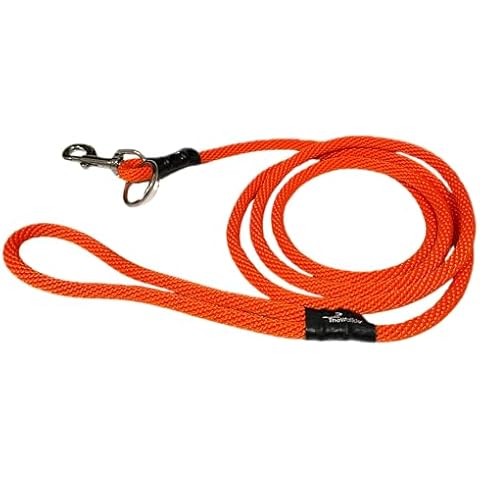 The Walkie No Pull Dog Leash - Gentle, Effective, Encourages Loose Leash Walking - Made in USA - Orange Color - Size Small for Dogs Under 25lbs Cover