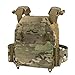 YAKEDA Tactical Training Vest with PALS System - Adjustable Straps Quick-Release Buckle for Hunting (US, Alpha, One Size, Regular, Regular, CP)