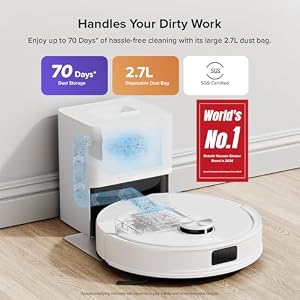roborock Q10 S5+ Robot Vacuum and Mop, 10,000Pa Suction — photo 2 of 6