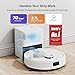 roborock Q10 S5+ Robot Vacuum and Mop, 10,000Pa Suction, Upgraded from Q8 max+, 70 Days Self-Emptying, Obstacle Avoidance, Sonic Mopping, Dual Anti-Tangle Design, Auto Mop Lifting, Ideal for Pet Hair