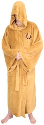 Yoda Jedi Ears Fleece Bathrobe Hooded Robe Costume Adult Size main image 1