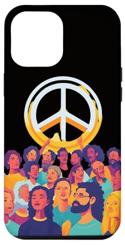 iPhone 13 Pro Max Diverse Group Holding Peace Symbol Case