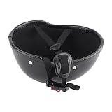 Kask Motocyklowy, Wykwintny Kask Motocyklowy Półtwarzowy Otwarta Twarz dla Dorosłych Mężczyzn Kobiet, Kask Retro Półtwarzowy Matowe Czarne Akcesoria do Roweru Motocykl Skuter