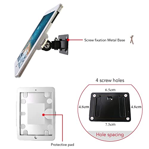 Wall Mount Bracket with Security Lock & Key for iPad 9.7",Rotate Arbitrary by WeSTRUGGLE - Used condition - Image 3