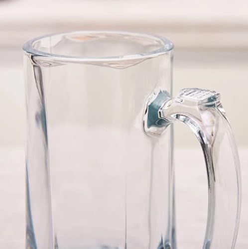 Jogo 2 Canecas de Chopp Cerveja Copo de Vidro 400ML