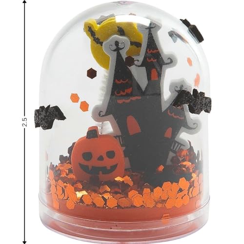 Boules à neige d'Halloween pour une table festive et décoration de salon