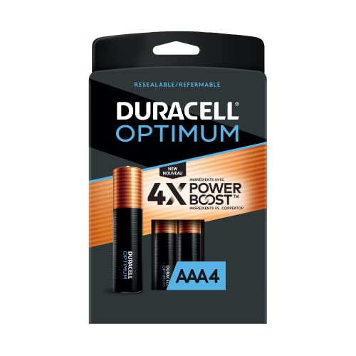 Duracell Optimum AAA Alkaline Batteries: Long Lasting Power for Your Everyday Devices
