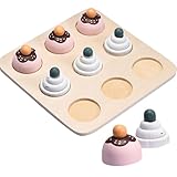 Childlike Behavior Toddler Toys Wood Puzzles - Montessori Toys to Learn Shapes, Colors, & Math Symbols for Preschool Kids, Boys & Girls - Early Educational Development (6 Cupcake pcs)