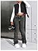 WDIRARA Girl's Distressed Flare Jeans Y2K Streetwear Skinny Denim Stacked Pants with Pockets Black 8Y