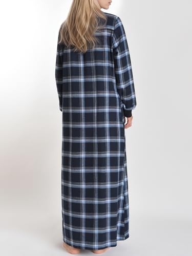 Latuza Women's Long Flannel Nightgown Square Neck Nightgown2