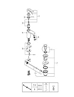 Grohe BauEdge Badarmaturen-Einhand-Waschtischbatterie DN 15 S-Size chrom 23802000 – Ansicht 3