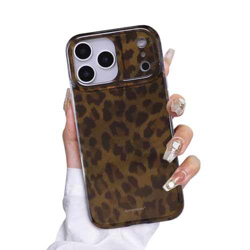XQAGU for iPhone 17 Pro Case Leopard Cheetah Print Cover-Olive Brown