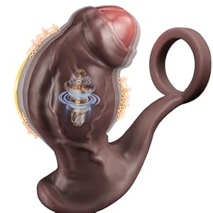 Large Anal Plug Vibrator Dildo Sex Toy for Men, XXL...