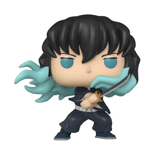 Funko Pop Animation: Demon Slayer - Muichiro - (Attack) - 1/6 Odds for Rare Chase Variant - Collectable Vinyl Figure - Gift Idea - Official Merchandise - Toys for Kids & Adults - Anime Fans
