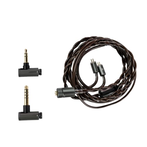 HiBy Cu4 �o�����X �C���z���P�[�u�� ���� O.C.C.Litz Type4 2-in-1 ���C���[ 4�s�� ���b�N �v���O 3.5mm+4.4mm �W���b�N