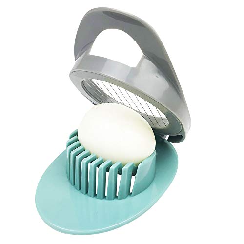 Egg Slicer With Stainless Steel Wire For Boiled Eggs (Green) #TOP2