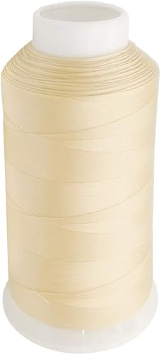 Miniatura 1 de Desirable Life Hilo de coser de nailon N66 de 1500 yardas, tamaño #69 T70 210D3 para cuero de mezclilla, a mano, máquina, manualidades, bolsa de