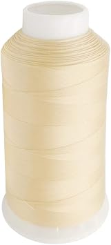 Desirable Life Bonded Nylon N66 Sewing Thread 1100 Yards Size #92 T90 280D/3 for Leather Denim Hand Machine Craft Shoe Bag Repairing Extra Strong Heavy Duty High Temperature Resistant Waterproof