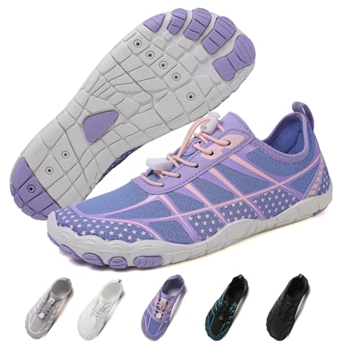 Image of Hike Barefoot Shoes Women Men Pro Water Footwear Wide Toe Box Non-Slip Unisex Athletic Outdoor Running Shoes