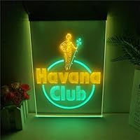 Amazon.co.jp: ハバナクラブネオンサイン ラム酒 LED ネオンライト