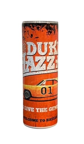 Duke of Hazzard 20 oz Stainless Steel Hot/Cold Tumbler Cup with Lid and straw