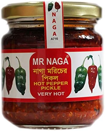 Mr Naga Hot Pepper Pickle (Very Hot) - 190g